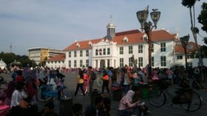 Libur Panjang, Kota Tua Jakarta di Padati Wisatawan