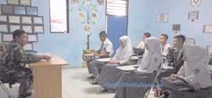 Babinsa Nyambi Jadi Guru di SMK Agrapura Parahittah