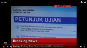 Safety Riding Dan Sosialisai UU Lalulintas Di Naringgul