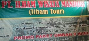 Calon Jemaah Umroh Resah, Travel PT. Ilham Wisata Mandiri diduga Tipu Hingga Ratusan Juta
