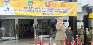 Memperingati HUT Satpol PP Ke-67 dan Limas Ke-55 Tingkat Kab. Subang
