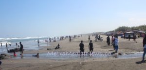 Libur Lebaran, Objek Wisata Pantai Jayanti Diserbu Pengunjung