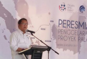 Menkominfo Resmikan Penggelaran Kabel Optik Bawah Laut