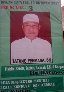 Tatang Permana, SH, Calon Kepala Desa No. 3