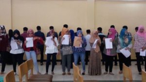 Calon Pasutri Apresiasi Giat Bimwin Yang Di Gelar KUA Karang Tengah