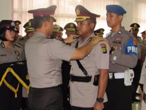 Polres Metro Tangerang Kota Gelar Sertijab Kabag Ops dan Kasat Reskrim