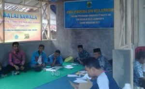 Rapat Paripurna Perubahan APBDes Tahun Anggaran 2017