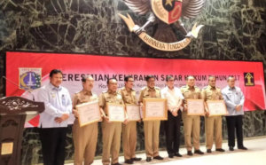 Menkumham Beri Penghargaan Kepada 29 Kelurahan Sadar Hukum