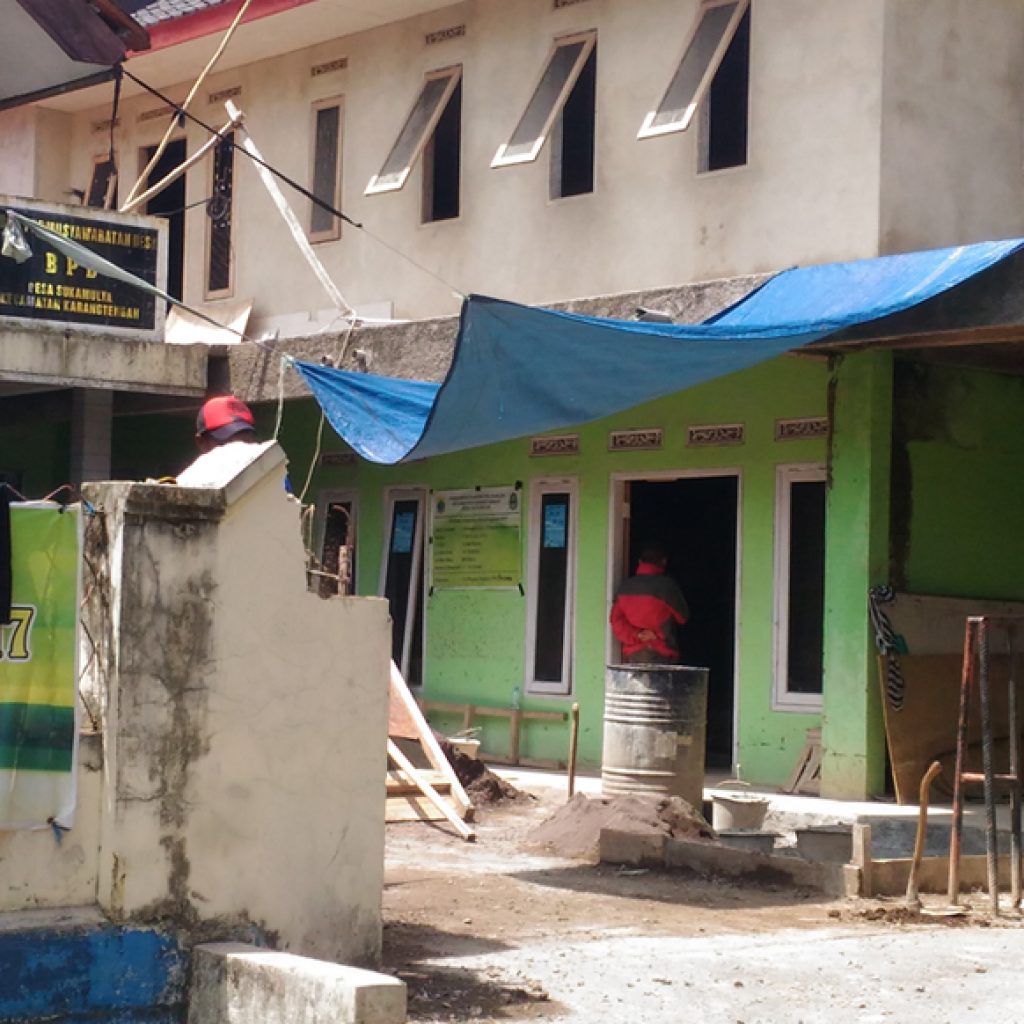 Pembangunan Kantor Desa Sukamulya Belum Rampung, Dana Banprov Tidak Mencukupi ???