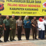 PMI Karawang Gelar Pencanangan Bulan Dana di Mapolres Karawang PMI Karawang Gelar Pencanangan Bulan Dana di Mapolres Karawang