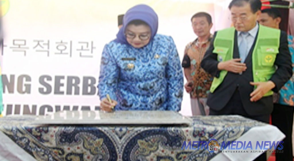 Bupati Subang Resmikan Gedung Serba Guna Saemaul Undong Tanjungwangi