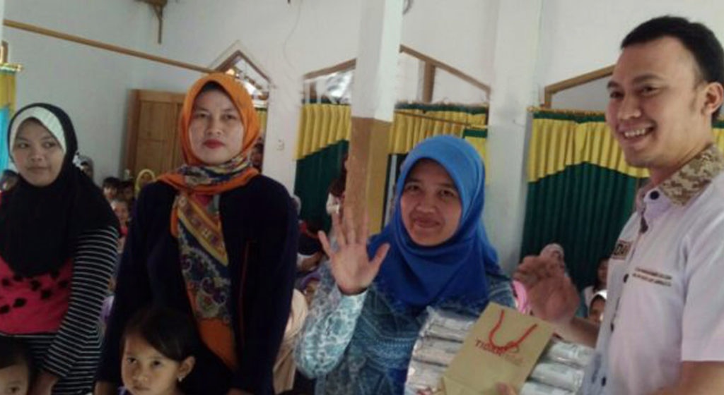 Pembagian MP ASI “TIDAR Peduli” Disambut Baik Warga Sukahening