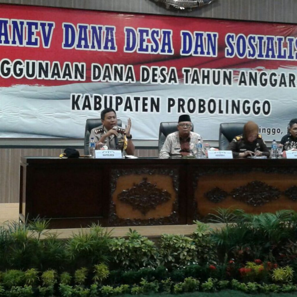 Anev Dana Desa dan Sosalisasi Penggunaan DD Tahun 2018 Kabupaten Probolinggo
