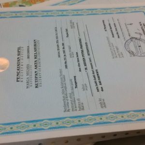 Akte Kelahiran Gratis, Ternyata Hanya Isapan Jempol Belaka