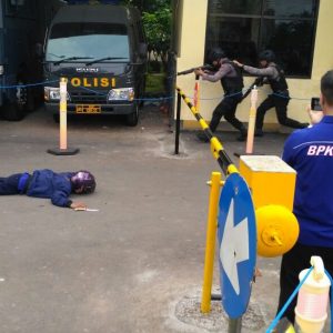 Jajaran Polres Cianjur Adakan Simulasi Anti Teror