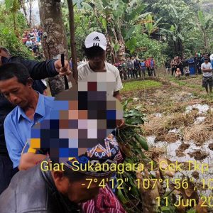 Warga Cikawung Geger, Ada Jasad Tergantung di Pohon Nangka