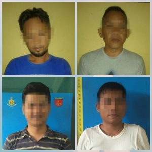 Empat Polisi Gadungan Ditangkap Setelah Aniaya dan Peras Korban