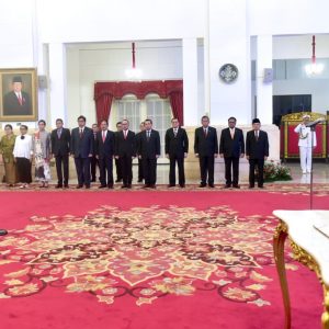Presiden Jokowi Lantik Agus Gumiwang Kartasasmita sebagai Menteri Sosial