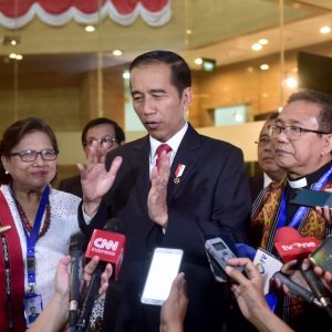 Jokowi Sampaikan Optimisme Bangsa Saat Silaturahmi dengan Pengurus PGI