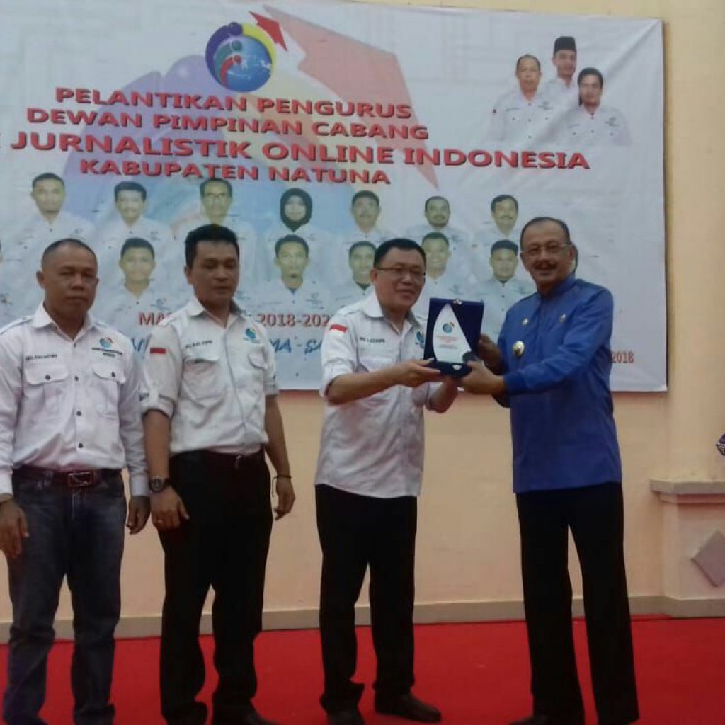AJOI Natuna Resmi Dilantik, Ketua DPD AJOI Kepri: Mari Bentuk Sinergitas dan Bangun Daerah