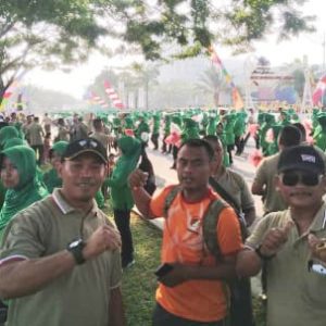 Kodim 0509 Ikut Serta Pecahkan Rekor Muri Tari Gemu Famire