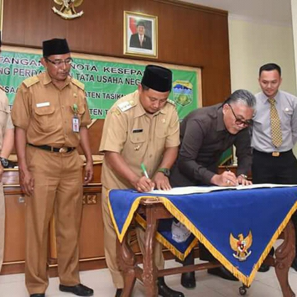 Bupati Tasikmalaya Tanda Tangani Nota Kesepakatan Antara Kejaksaan dan Pemkab Tasikmalaya