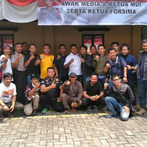 Jalin Silaturahmi, Polri Gandeng Ketua MUI, Ketua Forsima Tambora dan Awak Media