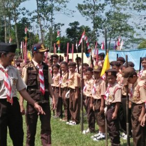 Kwartir Ranting Naringgul Gelar Lomba Tingkat Nasional Regu Pramuka Penggalang LT 2 Tahun 2018