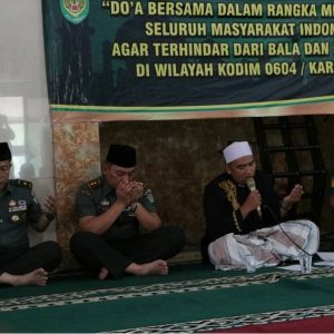 Kodim 0604 Karawang Gelar Doa Bersama untuk Indonesia