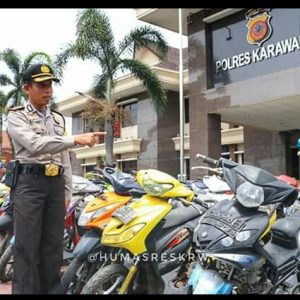 151 Kendaraan Hasil Kejahatan Berhasil Diungkap Polres Karawang