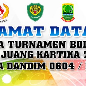 Kodim 0604 Karawang Gelar Turnamen Volly Ball