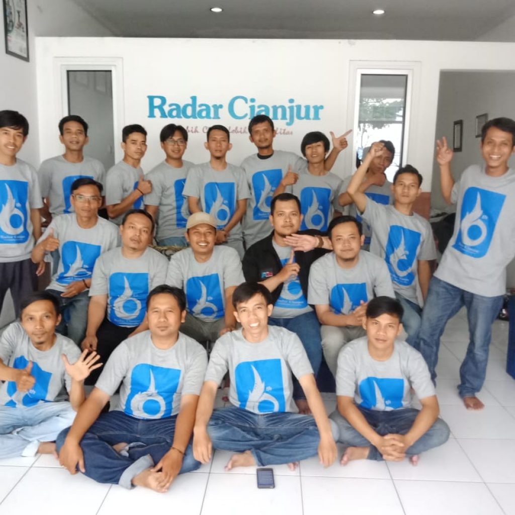 HUT ke 6, Harian Radar Cianjur Gelar Syukuran