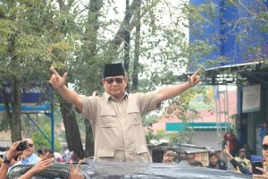 Prabowo Terharu Melihat Sambutan Warga Cianjur