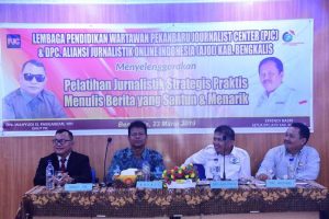 PJC Bersama DPC AJOI Kabupaten Bengkalis Gelar Pelatihan Jurnalistik