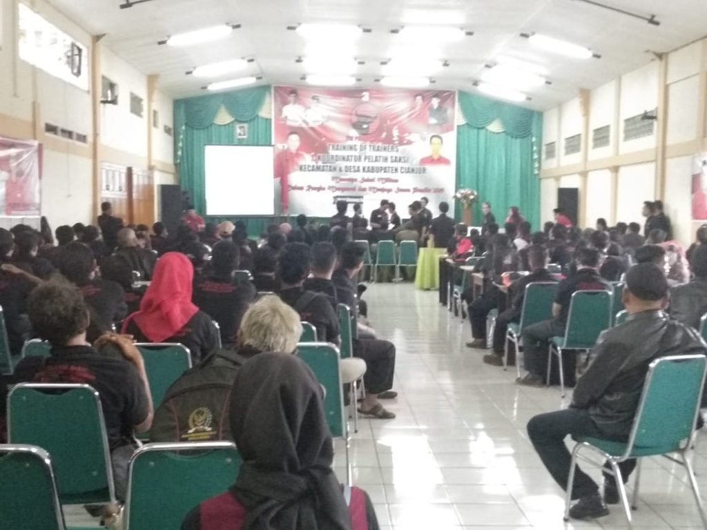 DPC PDIP Kabupaten Cianjur Matangkan Saksi Lewat ToT