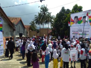 Jaringan Kelompok Mandiri Cianjur Ramaikan Deklarasi Kampung Jokowi