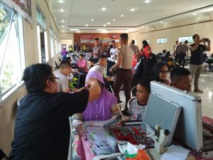 HUT Bhayangkara, Polres Cianjur Gelar Kegiatan Bhakti Sosial