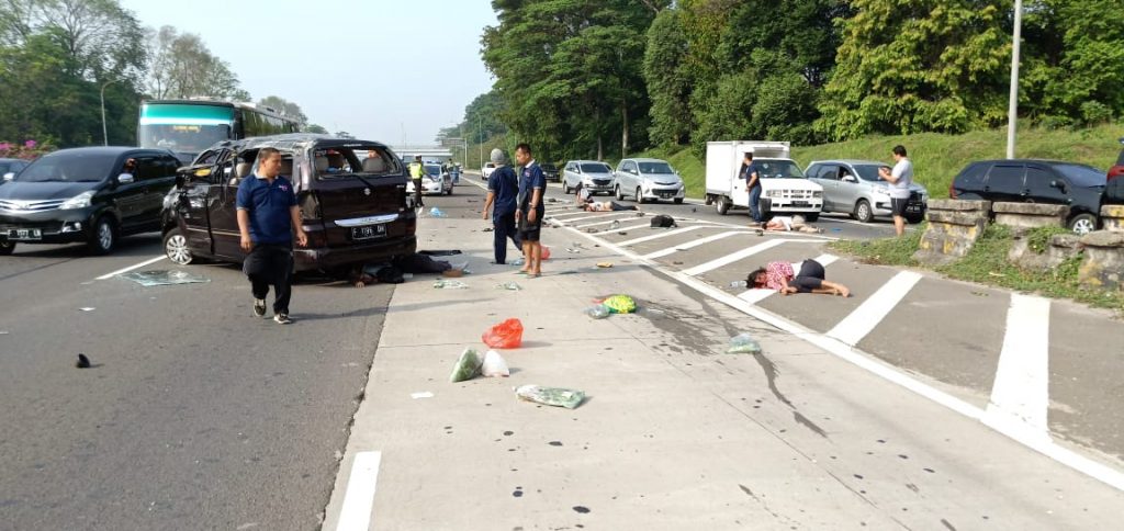 Kecelakaan di Tol Jagorawi, 3 Orang Tewas