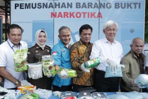 BNN Musnahkan Barang Bukti Narkoba dari Pengungkapan 6 Kasus