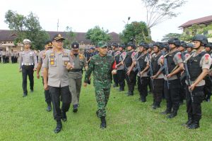 Kapolresta Deli Serdang Pimpin Apel Gelar Pasukan Operasi Lilin Toba Tahun 2019