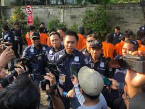 Polisi Gelar Rekontruksi Tawuran di Grogol, 16 Orang Jadi Tersangka
