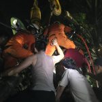 Basarnas Lampung Evakuasi Korban Terjepit di Pintu Tol Bakauheni IMG-20200308-WA0030
