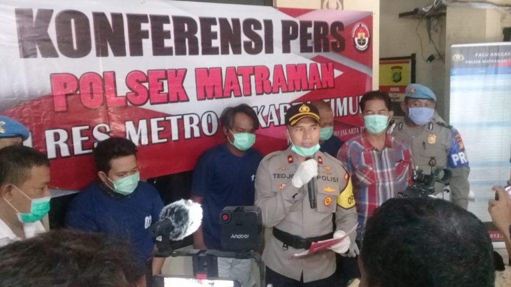 Nekat Jambret Handphone Kapolsek Matraman, Kaki Pelaku Didor Polisi