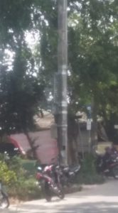 Diduga Tidak Berijin, Tower Berdiri Dilahan Fasum