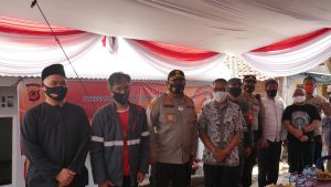 Resmikan Bedah Rutilahu Milik Warga, Kapolres Serahkan Kunci Rumah