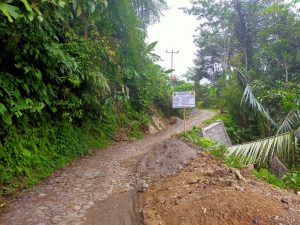 Proyek Miliaran Jalan Wangunjaya-Wangunsari Pengerjaannya Molor