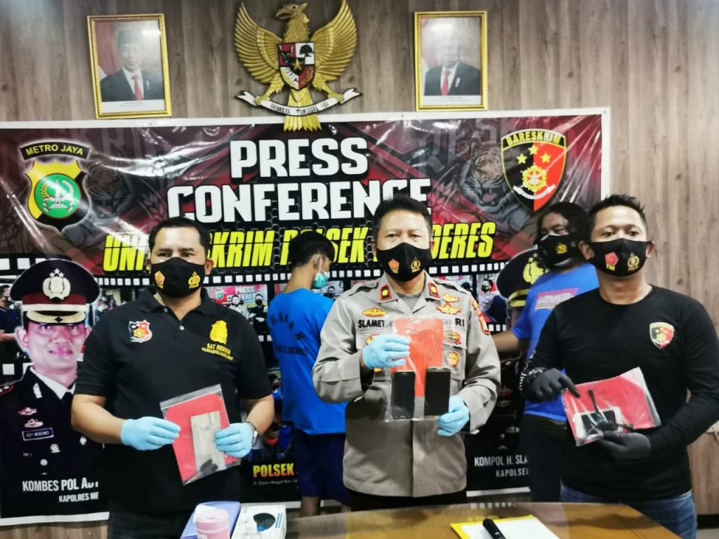 Melawan Saat Ditangkap, Dua Jambret Dihadiahi Timah Panas