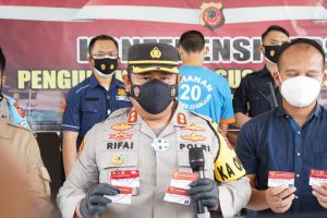 Polres Cianjur Tangkap Tersangka Penggelapan Dana Bansos PKH