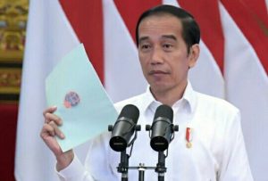 Presiden Jokowi Serahkan 584.407 Sertifikat Hak Atas Tanah secara Virtual