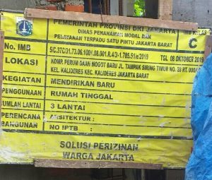 Pol PP Jakbar Diminta Tindak Tegas Bangunan Melanggar di Jalan Tapak Siring Timur